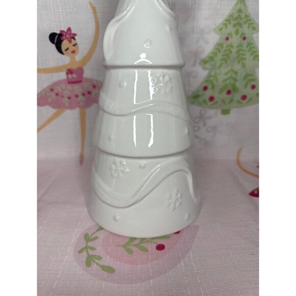 White Bow Christmas Tree - Picture 3 of 4